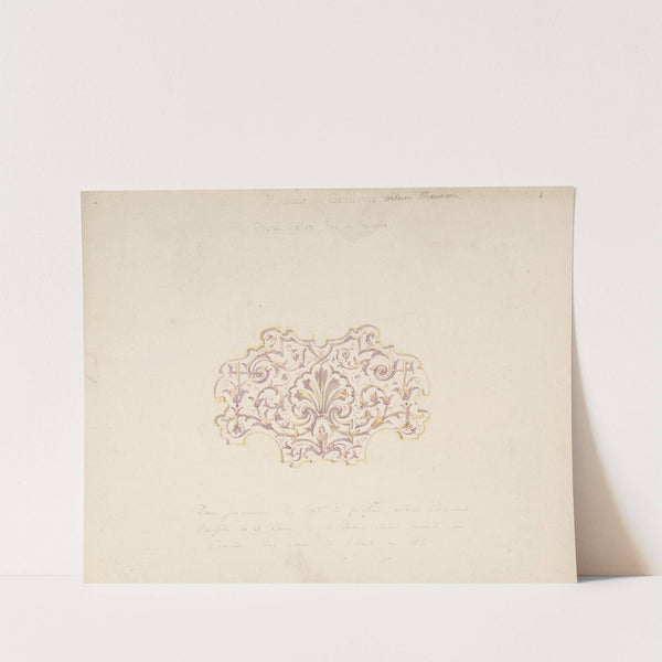 Design for Grand Salon, Ground Floor, Hôtel Candamo by Jules-Edmond-Charles Lachaise