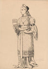 Design for Gudrun’s costume (1896)