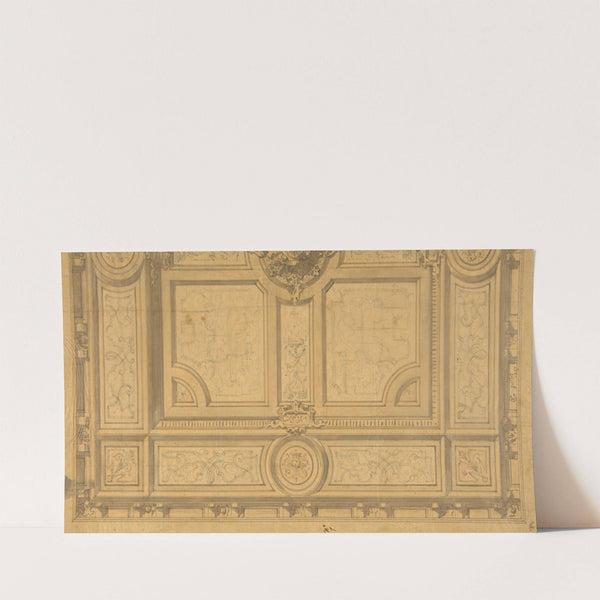 Design for Half of a Ceiling Decoration, Fontainbleau (1867) by Jules-Edmond-Charles Lachaise
