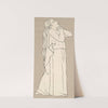 Design for large fireplace white tiles produced in Wedgwood's factory by After John Flaxman