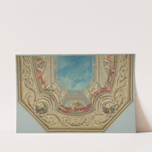 Design for Octagonal Ceiling in the Pless House, Berlin by Jules-Edmond-Charles Lachaise