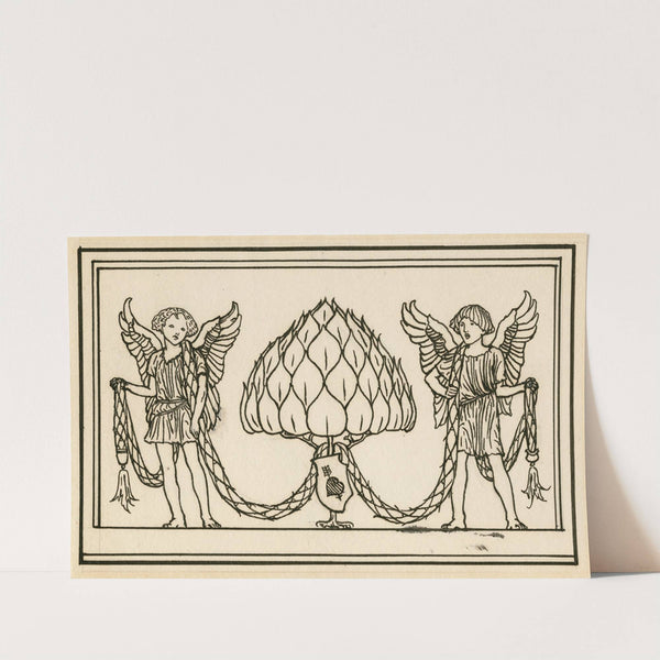 Design for ornamental head-piece to act 3, scene 1 of The tempest (1900) by Robert Anning Bell