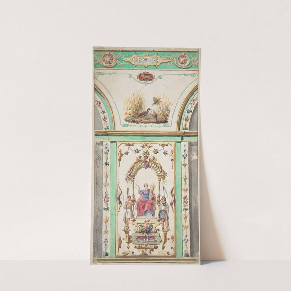 Design for Painted Wall Decoration for a Bakery by Jules-Edmond-Charles Lachaise