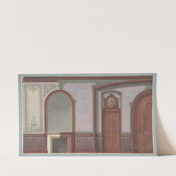 Design for Painted Wall Paneling, Deepdene, Dorking, Surrey (1875–79) by Jules-Edmond-Charles Lachaise