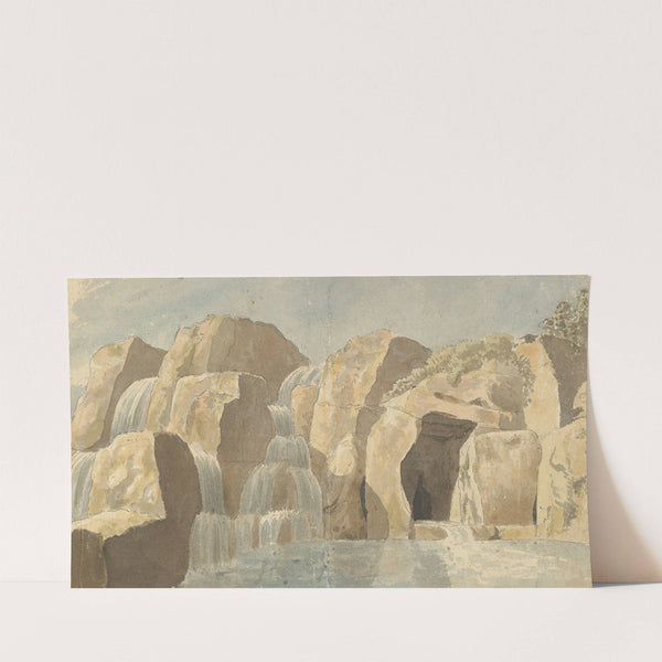 Design for Rock-work and Cascades at Virginia Water, Windsor Great Park (1780s) by Thomas Sandby