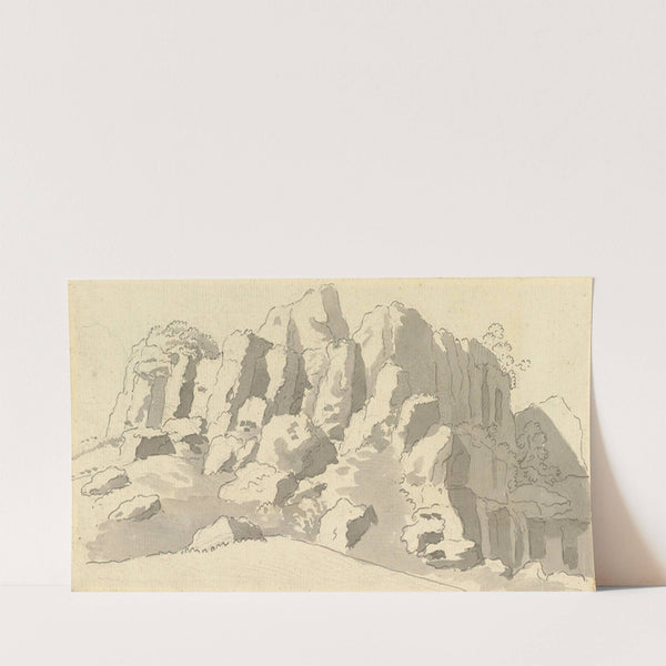 Design for Rock-work at Virginia Water, Windsor Great Park (1780s) by Thomas Sandby