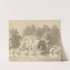 Design for Rock-work at Virginia Water, Windsor Great Park by Thomas Sandby