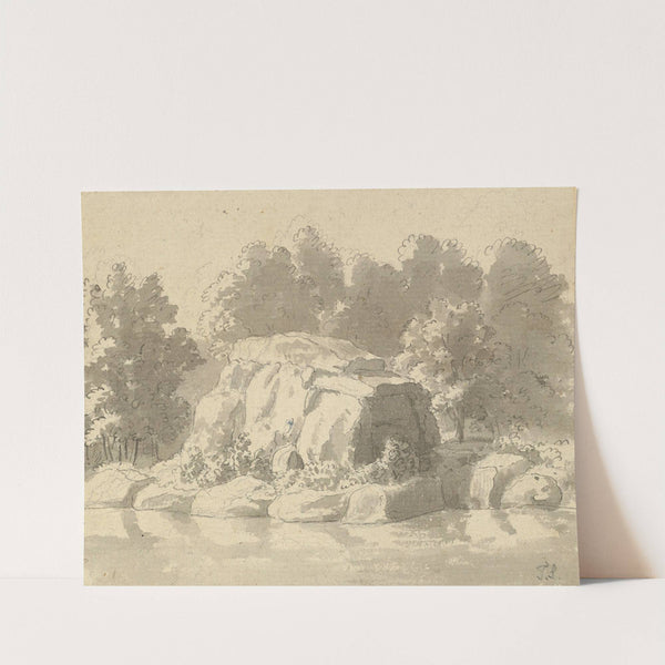 Design for Rock-work at Virginia Water, Windsor Great Park by Thomas Sandby
