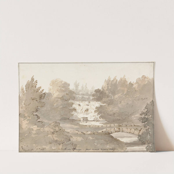 Design for Rustic Bridge below the Cascade, Virginia Water by Sir Jeffry Wyatville