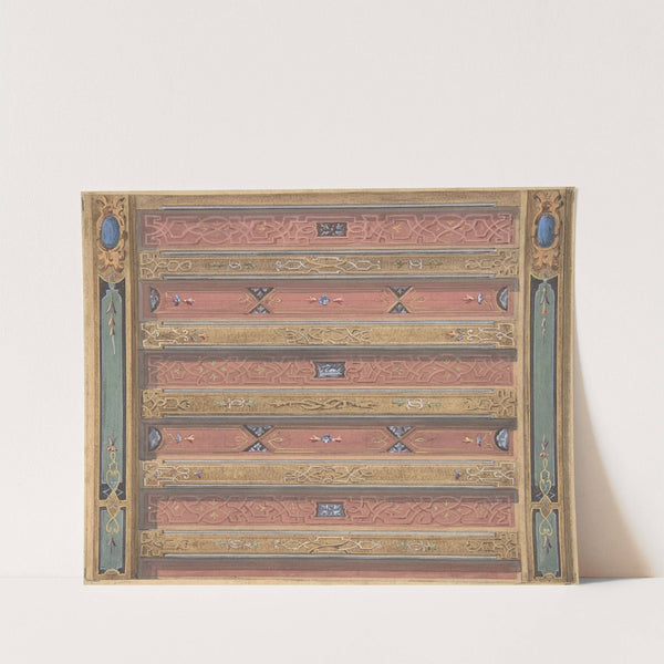 Design for Salon Ceiling, Château de Cangé (19th Century) by Jules-Edmond-Charles Lachaise