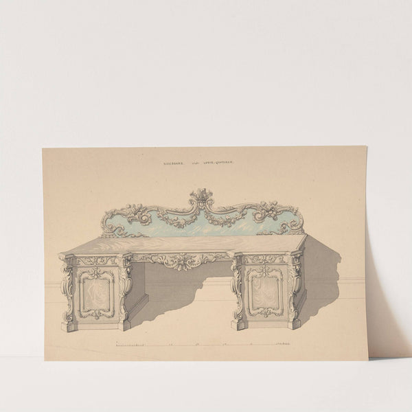 Design for Sideboard, Louis Quatorze Style by Robert William Hume
