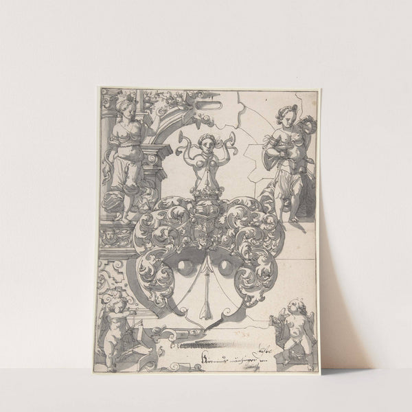 Design for Stained Glass by Hans Jakob Plepp