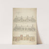Design for Thatched Cottages for Mrs. Kingsley by Charles Edward Mallows