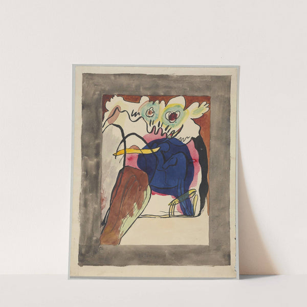 Design for the cover of the almanac 'The Blue Rider' II by Wassily Kandinsky