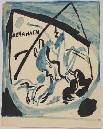 Design for the cover of the almanac ‘The Blue Rider’ VII