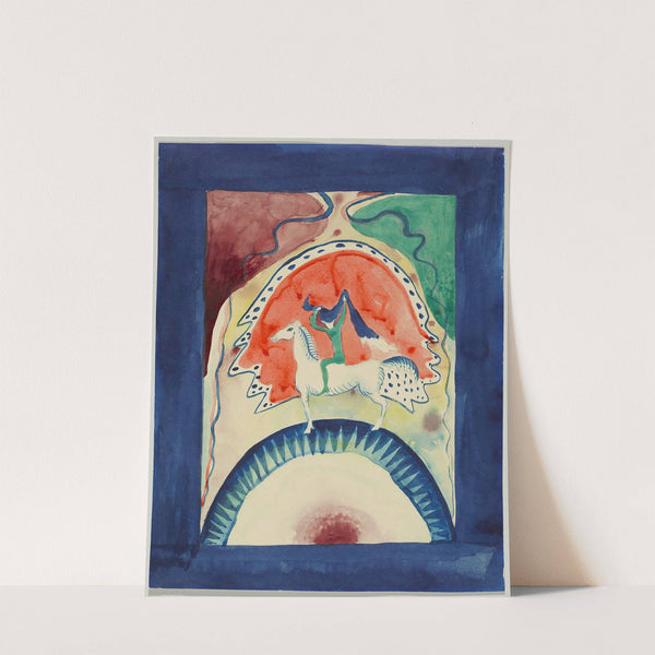 Design for the cover of the almanac 'The Blue Rider' by Wassily Kandinsky