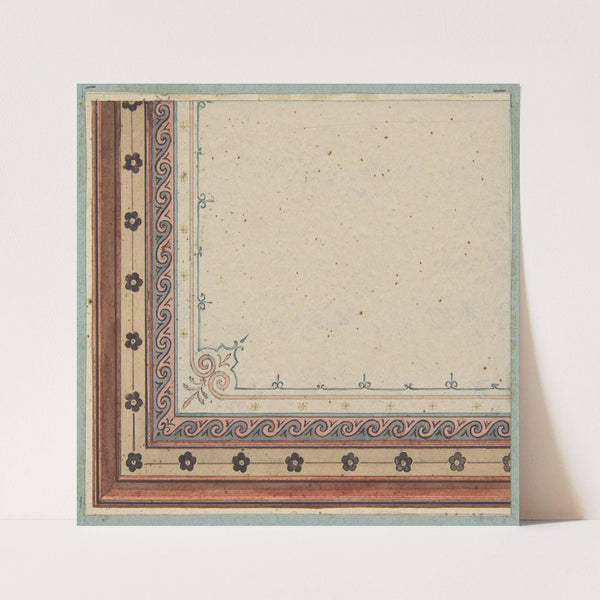 Design for the decoration of a ceiling.. (19th Century) by Jules-Edmond-Charles Lachaise