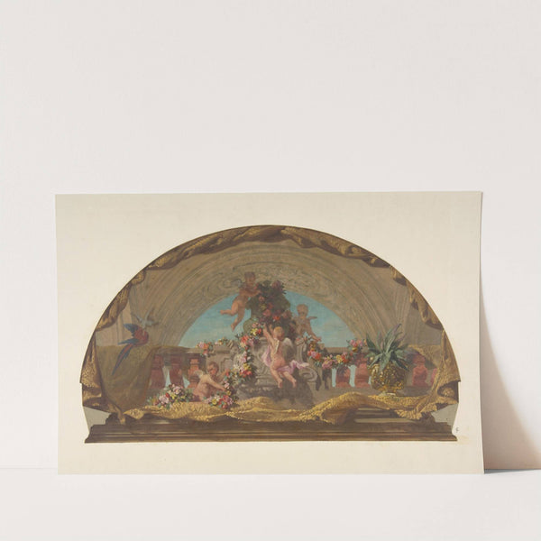 Design for the Decoration of a Lunette on the Staircase, Hôtel de Pless, Berlin by Jules-Edmond-Charles Lachaise