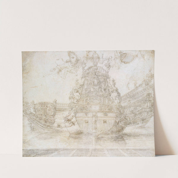 Design for the decoration of a Warship by Pierre Puget