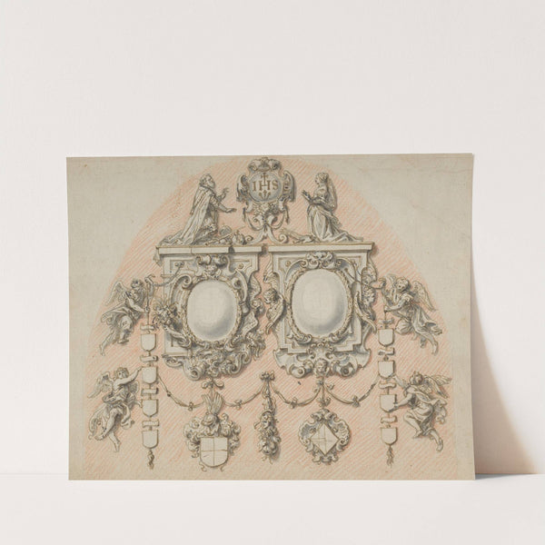 Design for the Epitaph of the ‘t Seraets-Van Etten family (ca. 1650–75) by Abraham van Diepenbeeck