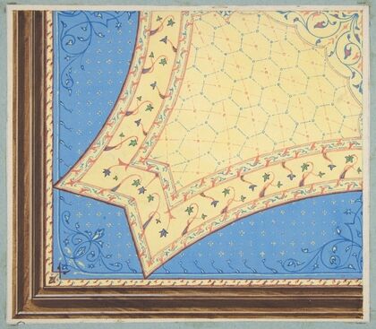 Design for the painted decoration of a ceiling