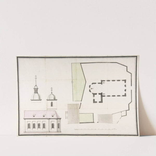 Design for the Parish Church of Merkershausen by Workshop of Balthasar Neumann