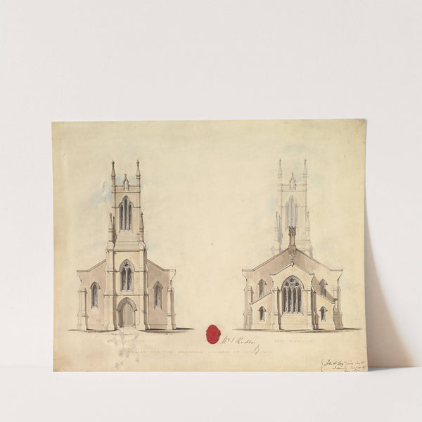 Design for the Proposed Church at Middlesborough by John Green