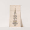 Design for the Spire of the Church of Our Lady in Copenhagen by Vincents Lerche