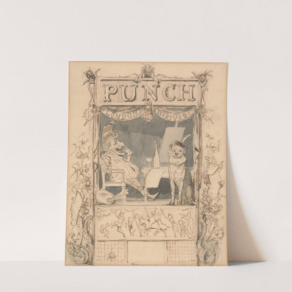 Design for the Title Page of Punch by Richard Doyle