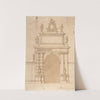 Design for the Triumphal Arch at the Porta Ticinese in Milan, with the Imperial Arms of the Hapsburg and Allegorical Figures by Francesco Maria Richini