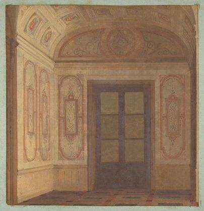 Design for the Vestibule of the Chateau de Lude (Sarthe) (19th Century)