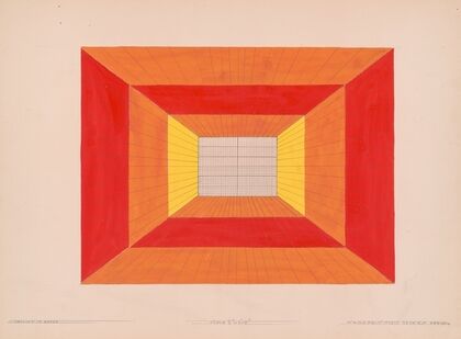 Design for unidentified restaurant, possibly Dunhall’s Restaurant, New York, NY.