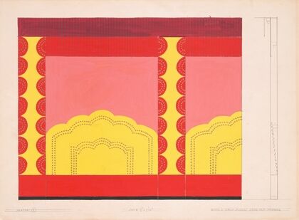 Design for unidentified restaurant, possibly Dunhall’s Restaurant, New York, NY.