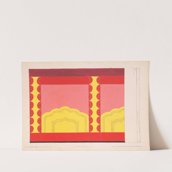 Design for unidentified restaurant, possibly Dunhall's Restaurant, New York, NY. by Winold Reiss