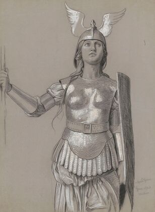 Design for Valkyrie’s costume 3 (1895)