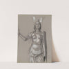 Design for Valkyrie’s costume 3 (1895) by Hans Thoma