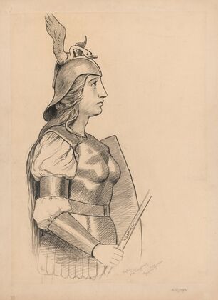 Design for Valkyrie’s costume (1896)