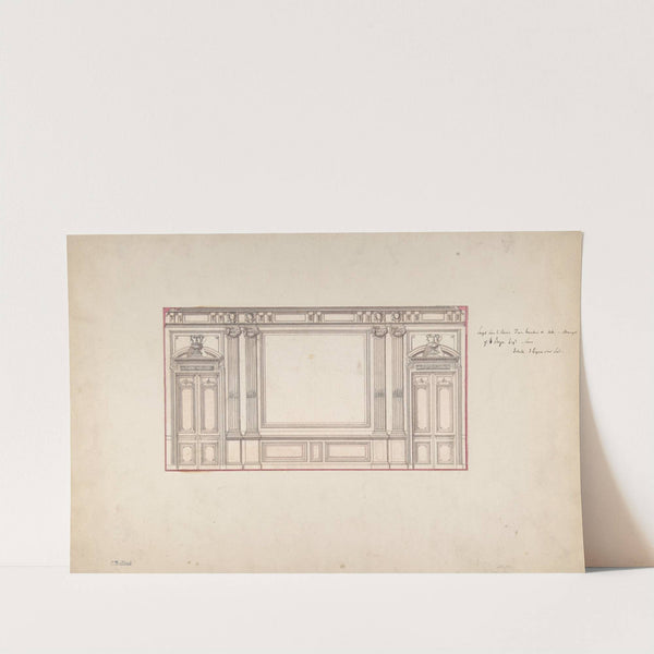 Design for Wall Panelling by Charles Monblond