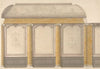Design for wall panels with putti and flowered garlands
