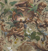 Design for wallpaper featuring shells, waterlilies, and cattails (1830–97)