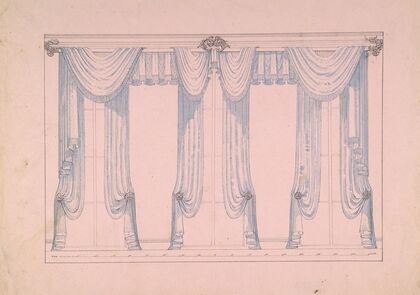 Design for Window drapery