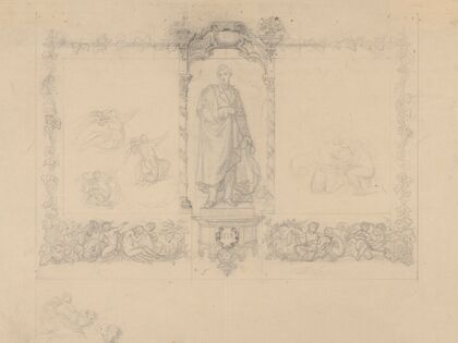 Design of a Vignette for a Publishing House (1858)