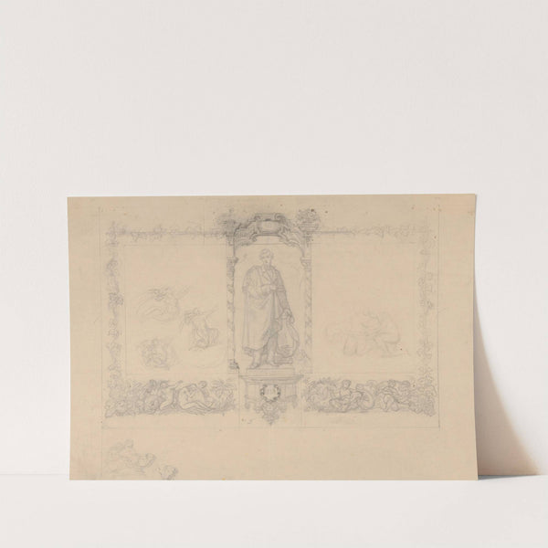 Design of a Vignette for a Publishing House (1858) by Józef Simmler