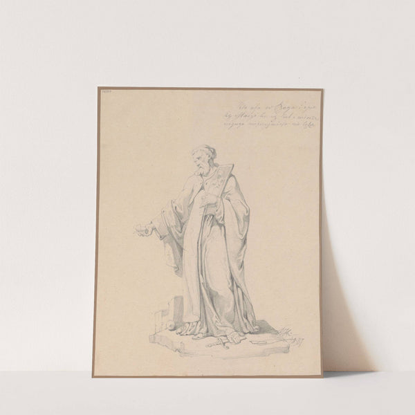 Design of the monument of Father Augustyn Kordecki (1857) by Rafał Hadziewicz