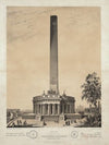 Design of the original Washington Monument (1847)