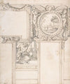 Design Wall Elevation with Stucco and Painted Decorations