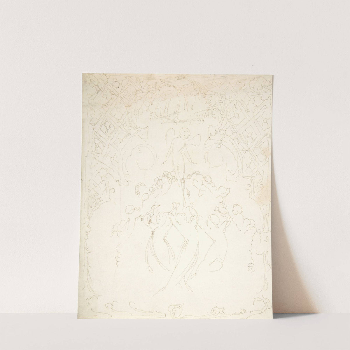 Design with Dancing Figures by William Pitts