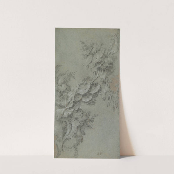 Design with Flowers and Rocaille Ornaments by Jean-Baptiste Pillement