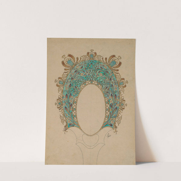 Designs for a Hand Mirror (c. 1900-1902) by Félix Bracquemond