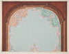Designs for a painted ceiling with filagree borders